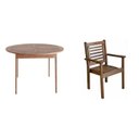 Ver imagem 1 de Conjunto de Mesas com 4 Mesas 16 Cadeiras Pink Sands