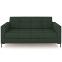 Ver imagem 3 de Sofá 3 Lugares Sala Living Industrial 200cm Senna K01 Veludo Verde - Lyam Decor