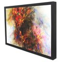 Ver imagem 3 de Quadro Decorativo Caixa Aquarela Mista Tacolado Moldura Caixa 3cm Freijó sem Vidro 30 X 40cm