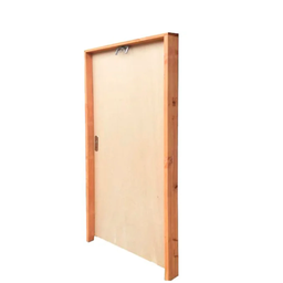 Porta Madeira Lisa Mista C/ Fechadura Comum Bat 11 - 210cm - 60cm - Esquerda - 2