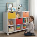Ver imagem 4 de Nicho Organizador para Quarto Infantil Gênova 3 Gavetas