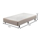 Ver imagem 3 de Base Box Somiê Solteiro 37x079x198cm Uni Cinza/Branco Ecoflex