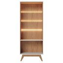 Ver imagem 7 de Cristaleira e Aparador Buffet para Sala Noronha Off White Matte Freijó– Colibri