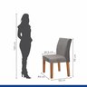 Conjunto Sala de Jantar Mesa Tampo Mdf 4 Cadeiras Espanha Yescasa - 8