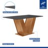 Conjunto Sala de Jantar Mesa Tampo Mdf 4 Cadeiras Espanha Yescasa - 2