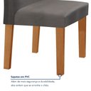 Ver mais imagens de Conjunto Sala de Jantar Mesa Tampo Mdf/vidro e 4 Cadeiras Espanha Yescasa