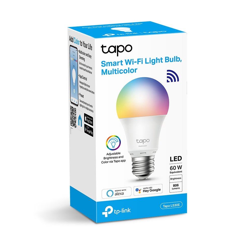 Lâmpada inteligente Wi-Fi TP-link, multicolorida L530e Led - 3