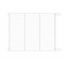 Ver imagem 2 de Kit Grade Prateleira Nível Vf55 Branca 64 X 54 Tanque Cremalheira + Ganchos - Metalfrio