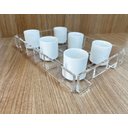 Ver imagem 1 de Bandeja De Acrílico Transparente Bisotê 30x20x5x 6mm Esp.