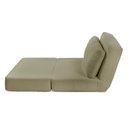 Ver imagem 4 de Sofá Cama sem Braço Reclinável Fold CabeCasa MadeiraOriginals Verde Bouclé Verde