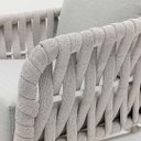 Ver mais imagens de Conjunto Sofa Area Externa Corda Nautica Aluminio Apolo Mesa