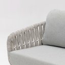 Ver imagem 5 de Conjunto Sofa Area Externa Corda Nautica Aluminio Apolo Mesa