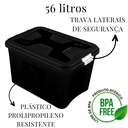 Ver imagem 3 de Caixa Organizadora Multiuso Plástica 56 Litros
