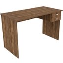 Ver imagem 6 de Mesa para Escritório Escrivaninha 2 Gavetas Nogal