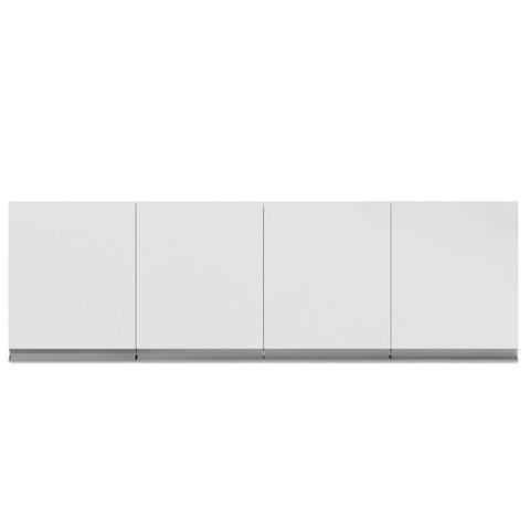 Aéreo para Cozinha Tesser Armário 4 Portas Branco - Bela Móveis