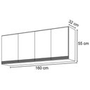 Ver imagem 3 de Aéreo para Cozinha Tesser Armário 4 Portas Branco - Bela Móveis