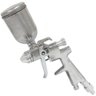 Pistola de Pintura Aerógrafo 0,5 MM 200ML Alumínio EVPPA200-PR EVALD - 2