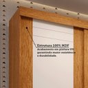 Ver imagem 7 de Guarda-roupa Infantil 2 Portas de Correr 100% MDF 140cm Lunara Espresso Móveis
