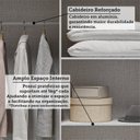 Ver mais imagens de Guarda-roupa Infantil 2 Portas de Correr 100% MDF 140cm Lunara Espresso Móveis