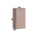 Ver imagem 3 de Armário Aéreo Cozinha Modulado Malta 2640 C/ 1 Porta 40cm Duna - Carraro
