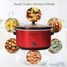 Elite Gourmet Panela Slow Cooker Cerâmica Xl 8.5qt com Tampa de Vidro (vermelho) - 3