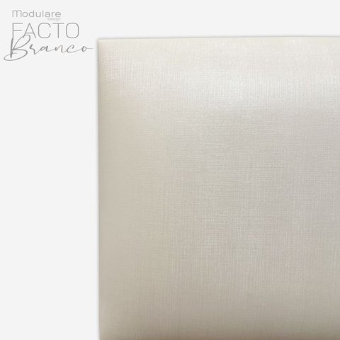 Cabeceira Estofada Kit com 18 Placas 30x40cm:facto Branco