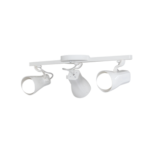 Spot Trilho Triplo Alpha 3 Sobrepor Direcionável E27 Branco