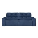 Ver imagem 2 de Sofá 3 Lugares 210cm Ivory Azul Marinho