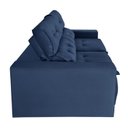 Ver imagem 5 de Sofá 3 Lugares 210cm Ivory Azul Marinho