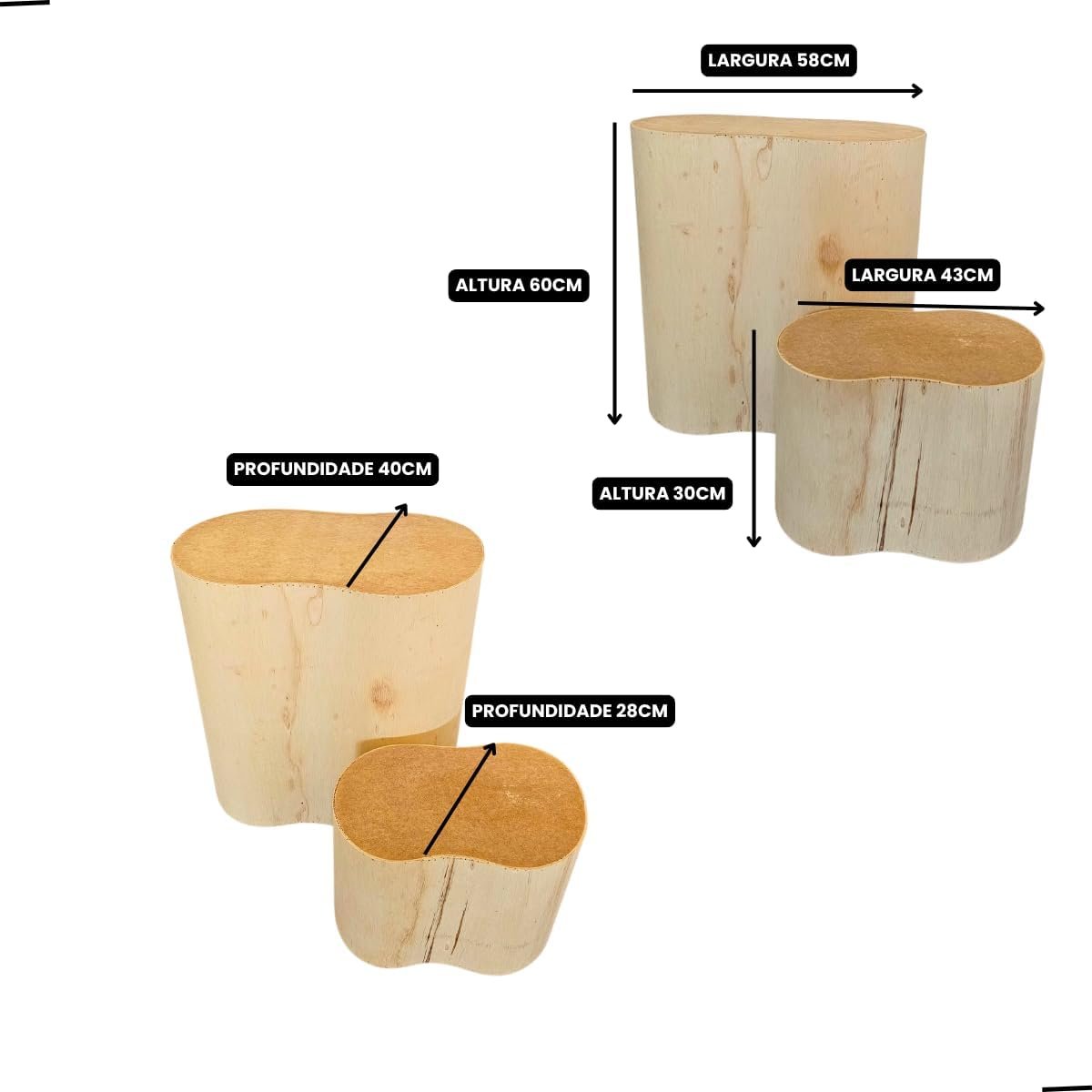 Dupla Nature Pinus Compensado Cru - 4