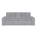 Ver imagem 2 de Sofá 3 Lugares 210cm Ivory Cinza