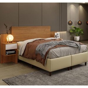 Cabeceira Extensiva Master Casal Queen Benetil Móveis Cinamomo Off