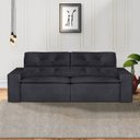 Ver imagem 1 de Sofá 3 Lugares 210cm Ivory Preto