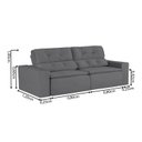 Ver imagem 3 de Sofá 3 Lugares 210cm Ivory 