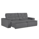 Ver imagem 6 de Sofá 3 Lugares 210cm Ivory Cinza Chumbo