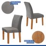 Conjunto Sala de Jantar Mesa Tampo Mdf/vidro 6 Cadeiras Espanha Yescasa - 6