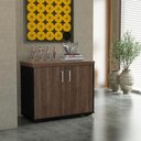 Ver imagem 6 de Jogo Balcão e Escrivaninha Bedford Charuto Preto