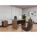 Ver imagem 5 de Jogo Balcão e Escrivaninha Bedford Charuto Preto