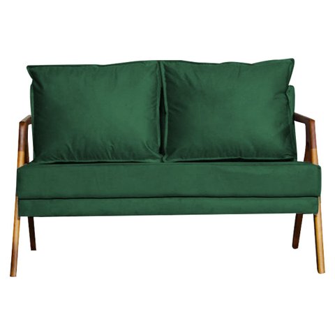 Namoradeira Mona Luxo Decorativa Recepção - Veludo Verde