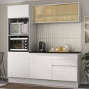 Ver imagem 2 de Armário de Cozinha Compacta 3 Peças com Rodapé Mp2178 Made Multimóveis Branco