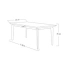 Ver imagem 4 de Mesa de Jantar 4 Lugares Imbuia Tampo Branco 1,1m - Zotz