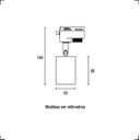 Ver imagem 3 de Spot para Trilho Blumenau Preto Soquete Gu10 S/trilho Blumenau Iluminação Spot de Trilho