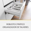 Ver imagem 3 de Cozinha 5 Peças Marquesa 6 Portas 6 Gavetas 100% Mdf Nesher Branca / Nature