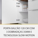 Ver imagem 4 de Cozinha 5 Peças Marquesa 6 Portas 6 Gavetas 100% Mdf Nesher Branca / Nature