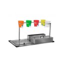 Ver imagem 4 de Carrinho de Raspadinha Inox com Toldo e Rodas Pneumáticas Cefaz