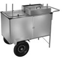 Ver imagem 2 de Carrinho de Raspadinha Inox com Toldo e Rodas Pneumáticas Cefaz