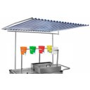 Ver imagem 3 de Carrinho de Raspadinha Inox com Toldo e Rodas Pneumáticas Cefaz