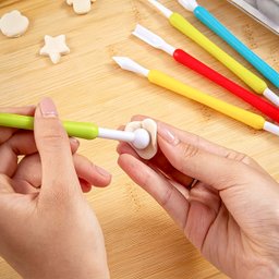 Kit 8 Estecas para Esculpir e Modelar Biscuit e Massas - 2