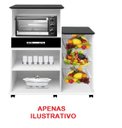 Ver imagem 5 de Fruteira Balcao Tamara 06 rodizios Branca promocional PASSE BEM