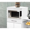 Ver imagem 3 de Fruteira Balcao Tamara 06 rodizios Branca promocional PASSE BEM